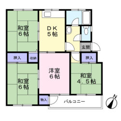 ４DKタイプのお部屋です♪間取